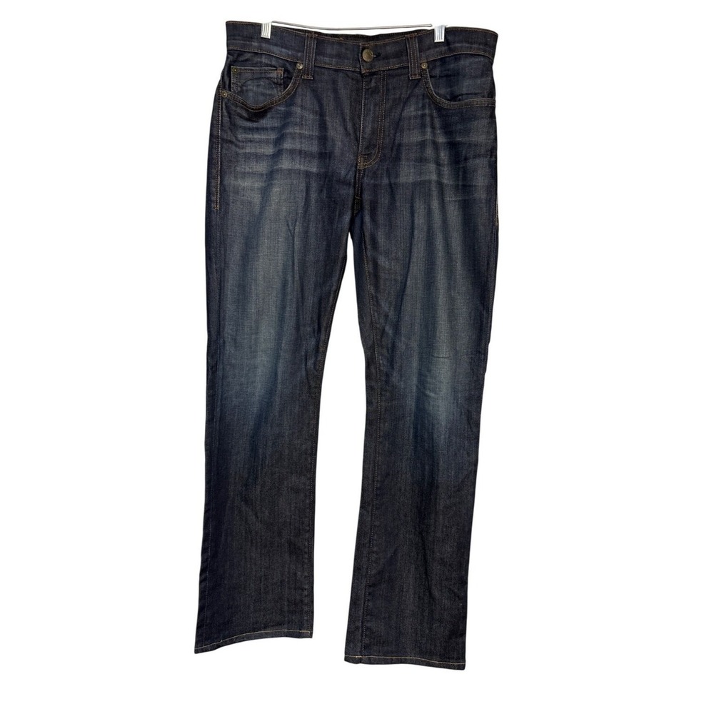 Fidelity Denim Impala Mens Dark Indigo Straight Leg Jeans Size 33 32x31